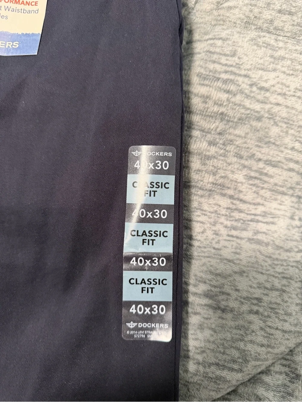 Dockers Easy Khaki Classic Fit Men’s Pants - Black & Navy